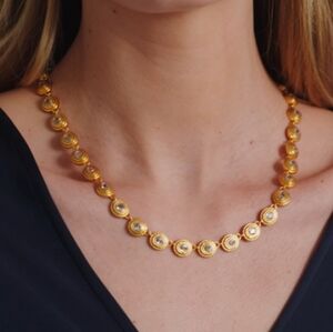 NWOT Julie Vos Tudor Tennis Necklace